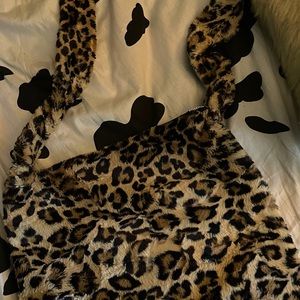 Cheetah fur bag HANDMADE
